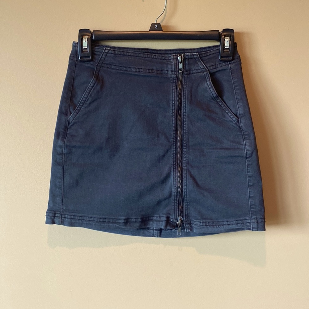 American Eagle Super Stretch X Black Mini Skirt
